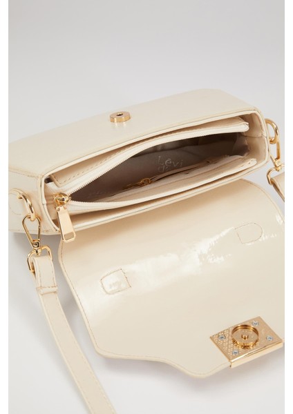 Krem Kadın El ve Omuz Çantası 930214 modelleri