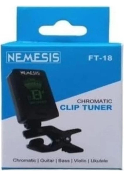Nemesis Ft-18 Akort Cihazı Tuner Akort Aleti Klipsli Ft-18 fiyatları