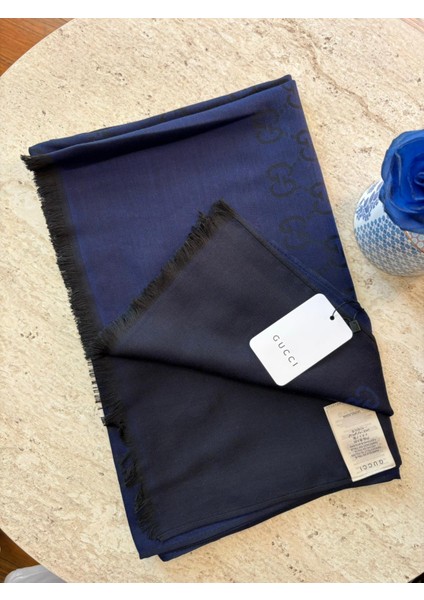 Yün Ipek Şal – G Desen | A+ Kalite | Çift Taraflı | Dört Mevsim Kullanım