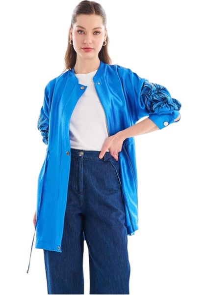 Kadın Nakış Işlemeli Belden Ayarlanabilir Ceket fırsatları