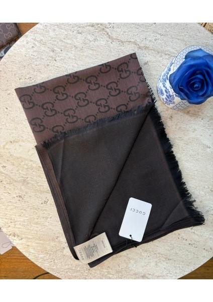 Yün Ipek Şal – G Desen | A+ Kalite | Çift Taraflı | Dört Mevsim Kullanım