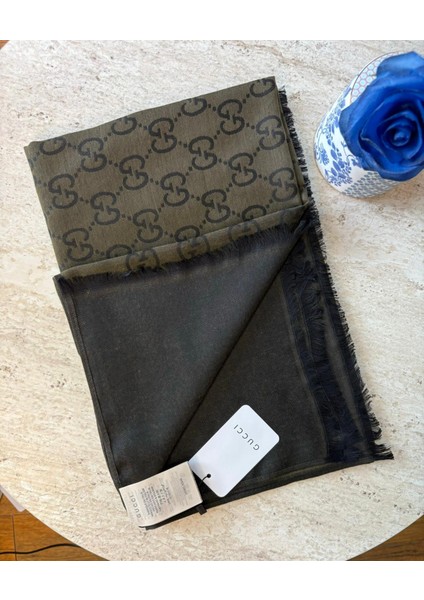 Yün Ipek Şal – G Desen | A+ Kalite | Çift Taraflı | Dört Mevsim Kullanım