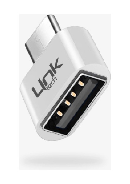 USB A To Type-C Dönüştürücü - Linktech O192 USB A Girişi Type-C Girişine Çeviren Adaptör