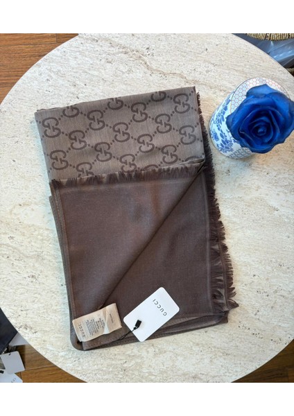 Yün Ipek Şal – G Desen | A+ Kalite | Çift Taraflı | Dört Mevsim Kullanım