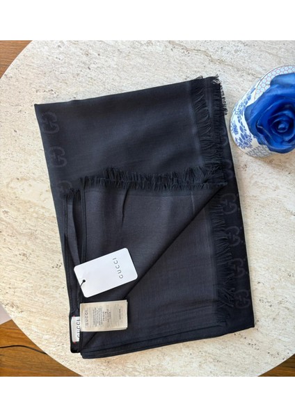 Yün Ipek Şal – G Desen | A+ Kalite | Çift Taraflı | Dört Mevsim Kullanım