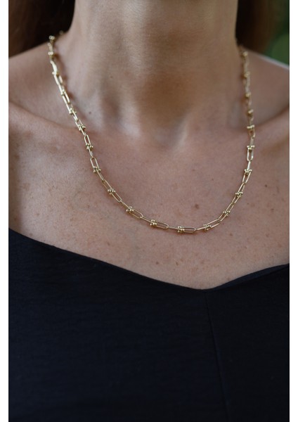 14 Ayar Altın Minimal Bisiklet Zincir Gerdanlık