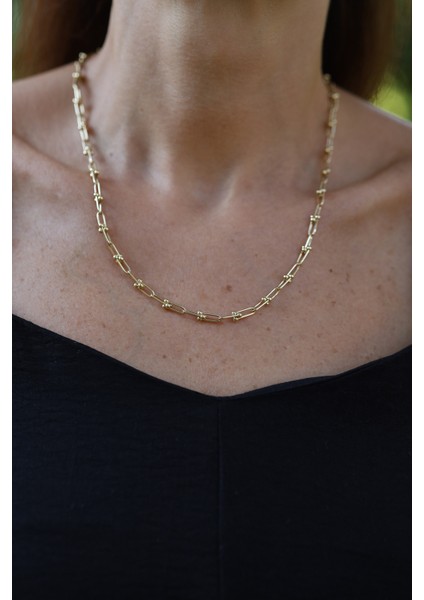 14 Ayar Altın Minimal Bisiklet Zincir Gerdanlık fiyatları