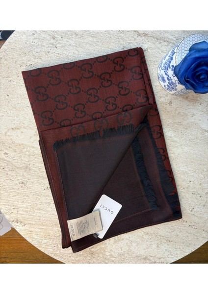 Yün Ipek Şal – G Desen | A+ Kalite | Çift Taraflı | Dört Mevsim Kullanım