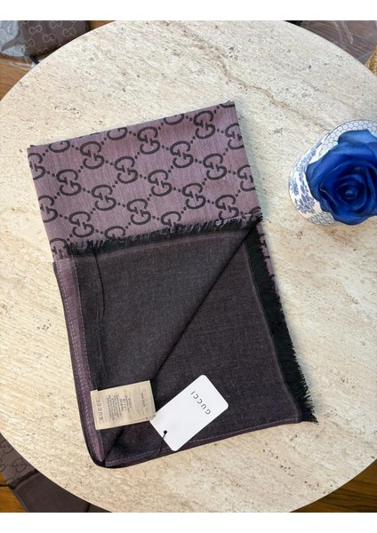 Yün Ipek Şal – G Desen | A+ Kalite | Çift Taraflı | Dört Mevsim Kullanım