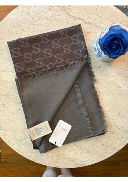 Yün Ipek Şal – G Desen | A+ Kalite | Çift Taraflı | Dört Mevsim Kullanım