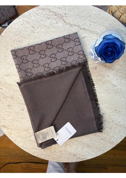 Yün Ipek Şal – G Desen | A+ Kalite | Çift Taraflı | Dört Mevsim Kullanım