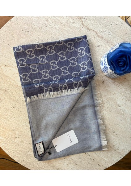 Yün Ipek Şal – G Desen | A+ Kalite | Çift Taraflı | Dört Mevsim Kullanım