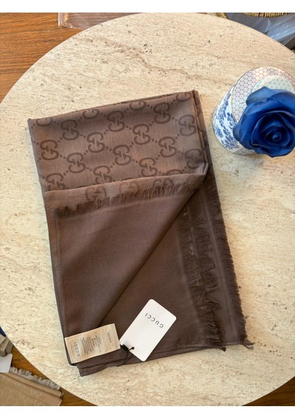 Yün Ipek Şal – G Desen | A+ Kalite | Çift Taraflı | Dört Mevsim Kullanım