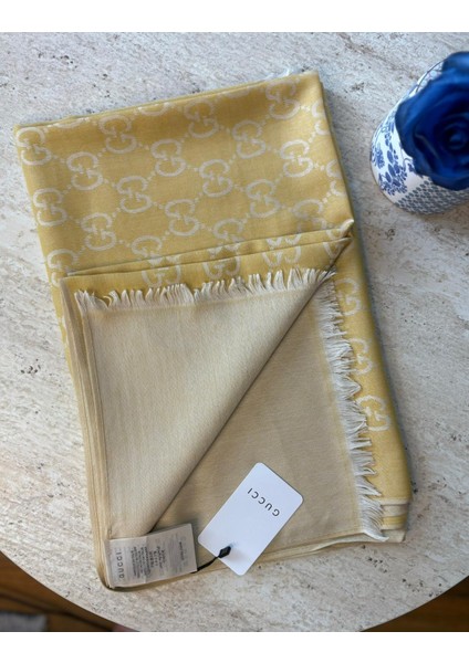 Yün Ipek Şal – G Desen | A+ Kalite | Çift Taraflı | Dört Mevsim Kullanım