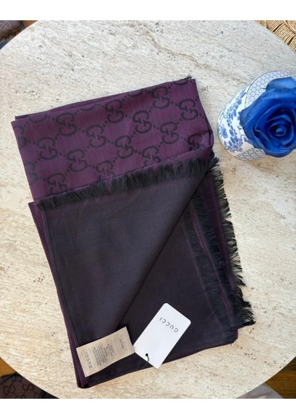 Yün Ipek Şal – G Desen | A+ Kalite | Çift Taraflı | Dört Mevsim Kullanım