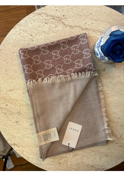 Yün Ipek Şal – G Desen | A+ Kalite | Çift Taraflı | Dört Mevsim Kullanım