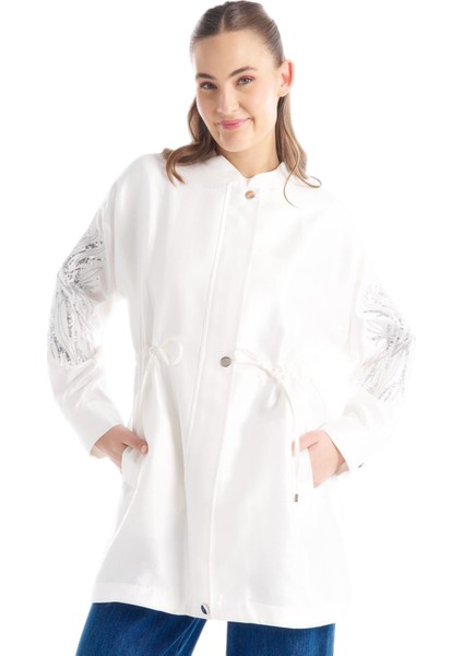 Kadın Nakış Işlemeli Belden Ayarlanabilir Ceket fiyatları