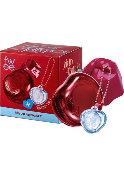 Keyring Lip&cheek Glowy Jelly Pot JR02 Sour Gummy 4g