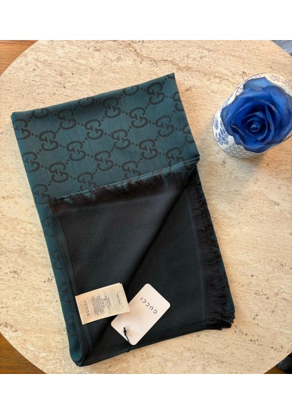 Yün Ipek Şal – G Desen | A+ Kalite | Çift Taraflı | Dört Mevsim Kullanım