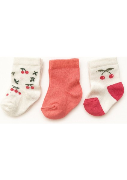 6'lı Bebek Çorap Seti – Desenli & Düz Renkli, Yumuşak Pamuklu fiyatları