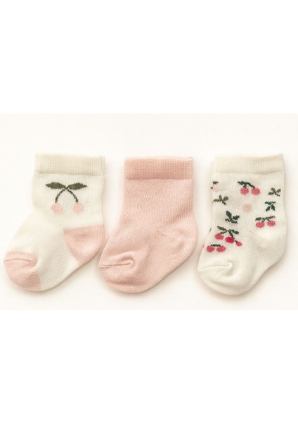 6'lı Bebek Çorap Seti – Desenli & Düz Renkli, Yumuşak Pamuklu fiyatları