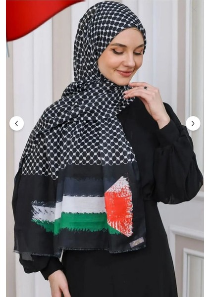 Istanbul Style Moda Unisex Günlük Kullanıma Uygun Puşi Şal Kefiye Filistin Bayrak Fular AFL2364 fiyatları