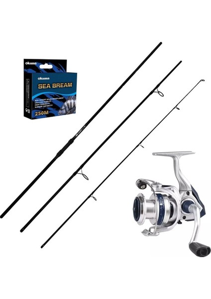 Aria 8000 - Kendo Carp 360CM 3 Parça Sazan Olta Seti