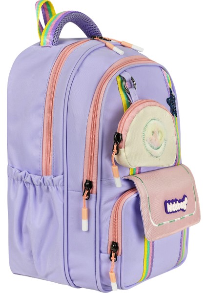 Kawaii Kore Model Kapaklı Lüks Kız Çocuk Ortopedik Ilkokul Çantası Folyolu Beslenme ve Kalemlik modelleri