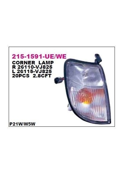 Nissan Pikap D22 1998 Sinyal Lambası Sağ Duylu Depo