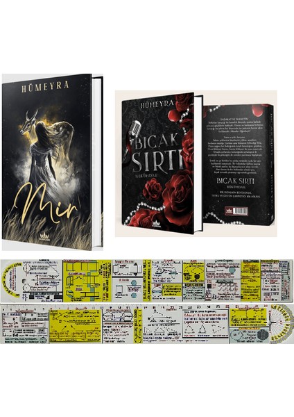 Hümeyra 2 Kitap Set / Mir + Bıçak Sırtı (Ciltli) + Mat. Öğreten Cetvel