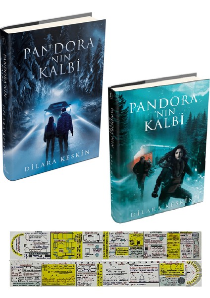 Pandoranın Kalbi 2 Kitap Set Dilara Keskin (Ciltli) + Mat. Öğreten Cetvel