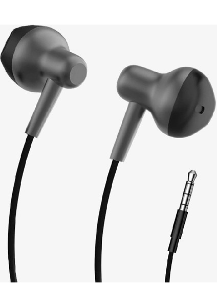 Süper Bass Kablolu Kulaklık , Linktech H677 Siyah Mikrofonlu Metal Kablolu Kulaklık , Premium Aux Kablolu Kulaklık