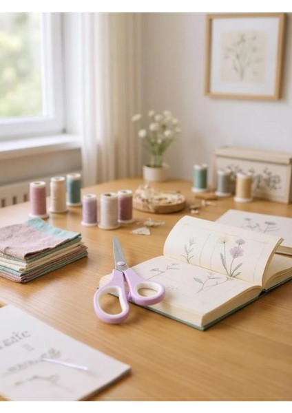 Scıssors 19 cm Pastel Mor Makas indirimleri