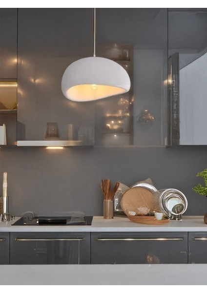 Beton Sarkıt Tekli Avize Modern Tasarım L5