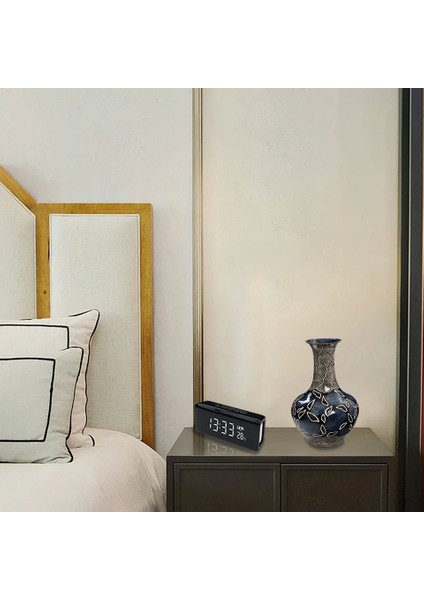 Saatli Bluetooth Hoparlör - Q219 Taşınabilir Saatli , Alarmlı , Termometreli Bluetooth Hoparlör modelleri