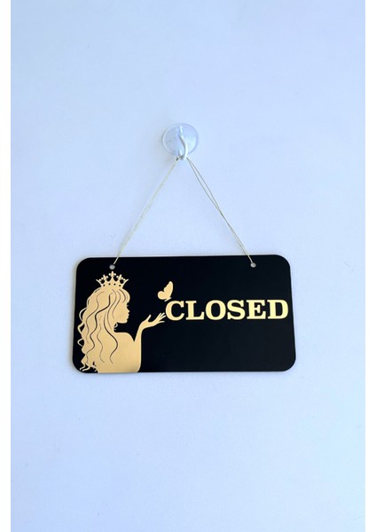 Open / Closed Kapı Tabelası – Kuaför ve Güzellik Salonları Için Şık Tasarım fırsatları