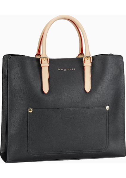 Ella Üst Saplı El Çantası L, Sentetik Deri, Fermuarlı, Şık ve Fonksiyonel