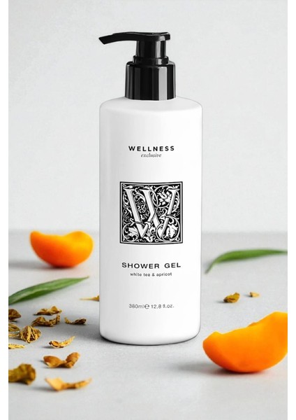 Wellness Exclusive White Tea & Apricot Shower Gel 380 ml – Beyaz Çay ve Kayısı Özlü Duş Jeli fırsatları