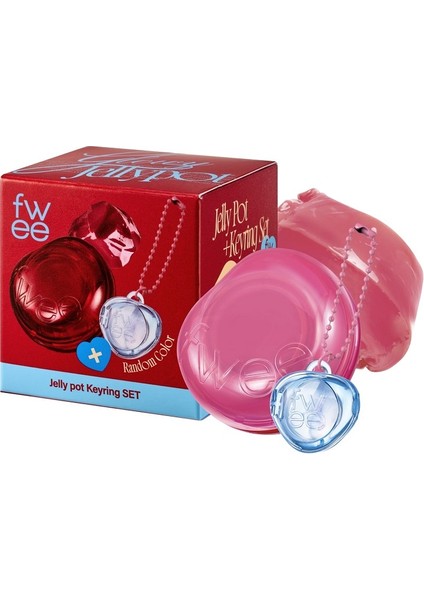 Keyring Lip&cheek Glowy Jelly Pot JP01 Sugar Coat 4g (Anahtarlıklı)
