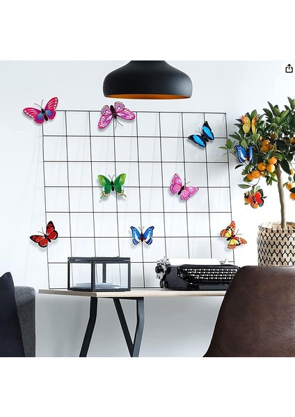 3D Pvc Kelebek 36 Lı Duvar Süsleme Kelebek Buketlik Ev Dekorasyon Mutfak Dekorasyon Çoçuk Odası modelleri