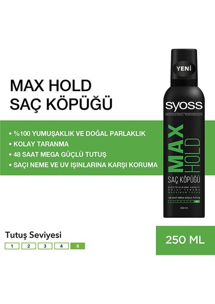 Pure Volume Saç Köpüğü 250ML +Max Hold Köpük 250ML +Volume Lift Sprey 400ML +Style Plex Sprey 400ML modelleri