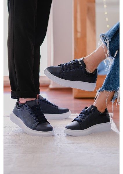 Lacivert Mcqueen Style Spor Ayakkabı Günlük Sneaker Ortopedik Tabanlı 310