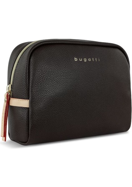 Bugattı Ella Kozmetik Çantası 21 Cm, Poliüretan, Fermuarlı, Şık ve Dayanıklı