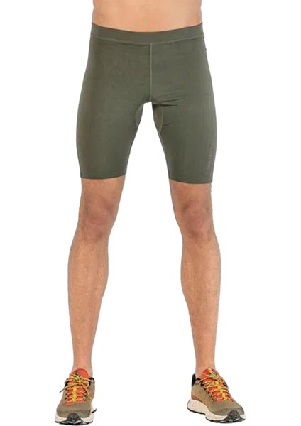 Light Erkek Haki Koşu Taytı