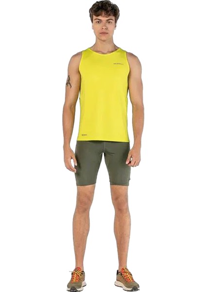 Light Erkek Haki Koşu Taytı