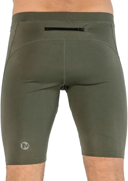 Light Erkek Haki Koşu Taytı