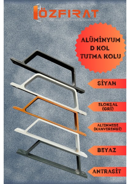 Alüminyum D Kol fiyatları