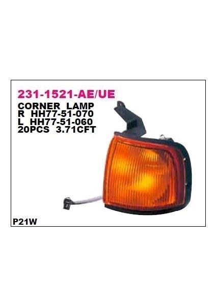 Ford Ranger 1998-2002 Sinyal Lambası Sol Sarı