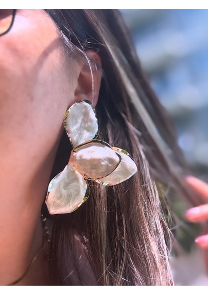 Zr Sedefli Yaprak Küpe indirimleri