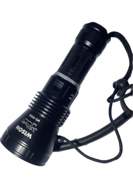 WS-5555 Şarjlı Su Altı Dalış El Feneri 120 Menzil 15W 2200 Lümen